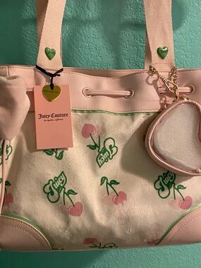 Juicy Couture Pink Cherry Daydreamer Tote Bag
